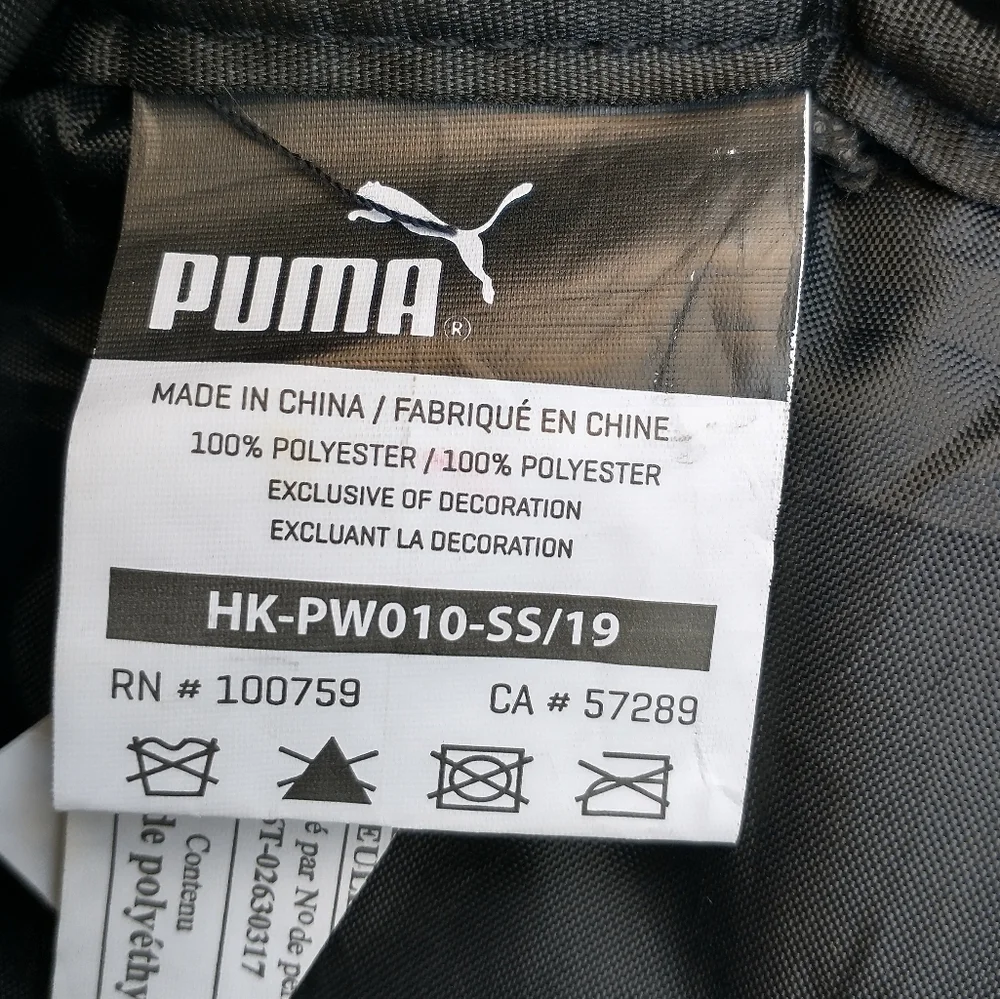Puma Black Backpack